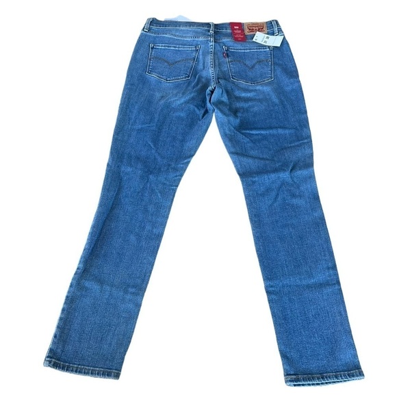 Levi’s 311 Shaping Distressed Skinny Jean Mid-Rise 31 x 30 Med Wash Stretch NWT - Picture 3 of 11